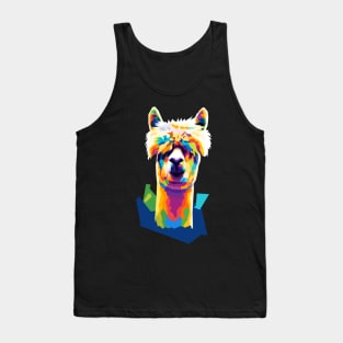 Alpaca Wpap Pop Art Tank Top